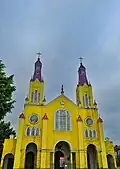 Cathédrale San Francisco, à Castro, l'une des 16 églises classées par l'UNESCO.