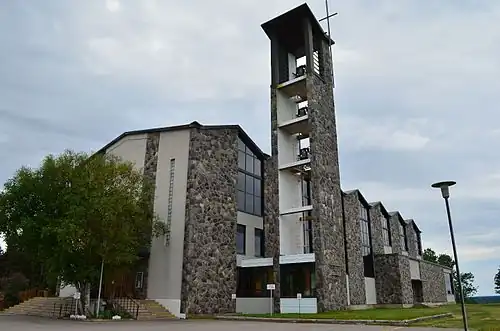 La cathédrale Saint-Jean-Eudes de Baie-Comeau, Québec.