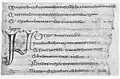 Lettre du cathach de saint Colomba