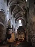 La cathédrale vue de l'intérieur.