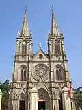 Vue de la cathédrale de Canton.