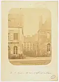 Rues et commerces à droite de la cathédrale (1858 - 1863).