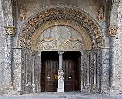 Portail de la cathédrale Sainte-Marie d'Oloron.