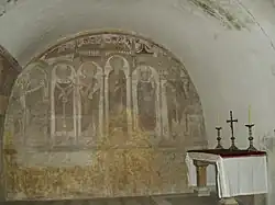 Fresque du XIIe siècle.