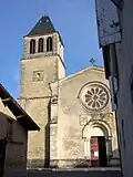 L'église Saint-Christophe (janv.&nbsp;2010)