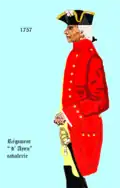 régiment de Noailles de 1757 à 1762