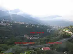 Panorama de la zone sud (vers Salerne).