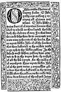 Première édition imprimée en anglais de William Caxton en Angleterre XVe siècle