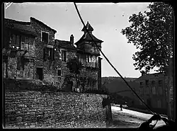 Pigeonnier de Racanière en 1906.