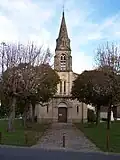 L'église Sainte-Madeleine, façade ouest (oct.&nbsp;2012)