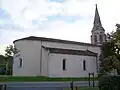 Vue nord-est de l'église Sainte-Madeleine (oct.&nbsp;2012)