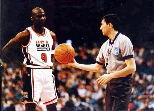 Michael Jordan aux Jeux de Barcelone en 1992