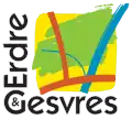 Ancien logo figurant les deux rivières ayant donné leurs noms à l'EPCI ainsi que les principaux axes de communication.