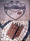 Chaussée portugaise de l'association CCCD à Fonte da Pedra, dans la municipalité de Santarém, Portugal.