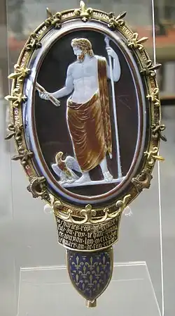 Jupiter, origine romaine Ier&nbsp;siècle, Charles V en fait don au trésor de la cathédrale de Chartres en 1367.