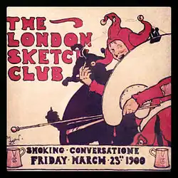 Invitation au London Sketch Club&nbsp;(en)