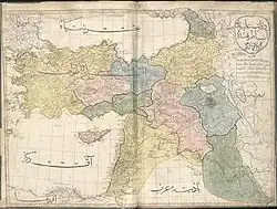 Une carte détaillée de la Palestine du 19e&nbsp;siècle