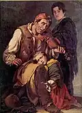 Le violiniste aveugle, de José Rodrigues, 1855