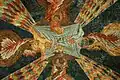 Sainte-Sophie, narthex, centre de voûte, main de Dieu, animaux apocalyptiques et évangélistes.