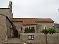 L'église de la Nativité-de-Notre-Dame de Celles.