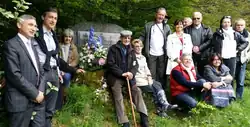 Dépôt de Gerbe pour les 130 ans de la naissance de Delphine Arène