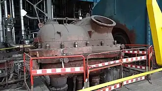 Turbine à l'arrêt