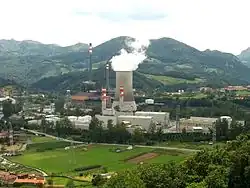 La centrale thermique de Soto de Ribera.