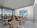 Salle de classe.