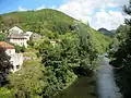 La Cère : vue vers l'aval.
