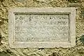 Plaque funéraire de Bérengère de Valcrose