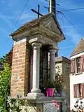 Niche à statue de saint.
