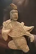 Sculpture chinoise en grès (dynastie Wei du Nord).