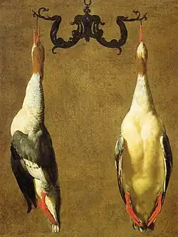 Canards suspendus