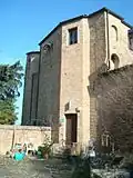 Vue arrière de la Loggetta et du Torrione
