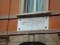 Palazzo Guidi, hommage à Garibaldi