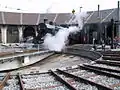 Rotonde ferroviaire et SBB-CFF-FFS C 5/6 2978 "Éléphant", Delémont