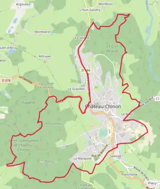 Carte OpenStreetMap.