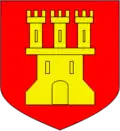 De gueules au château d'or.