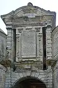 Détail du fronton (XVIIIe&nbsp;siècle