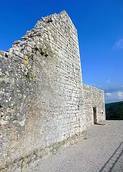 Ruines du château.