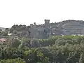 Château de Beaucaire vu de Tarascon, juillet 2012.