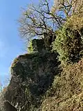 Vestige du Château de Berlan, définitivement détruit au XVIIe&nbsp;siècle.