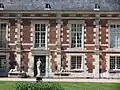 Détail du corps de logis.