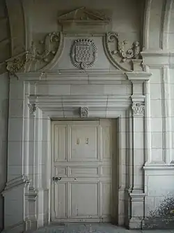 Porte de l'étage.