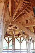 Toiture du donjon du château