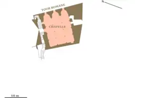 Plan du sous-sol du Vieux-Château.