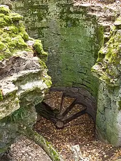 Escalier à vis.