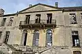 Fronton et avant-corps façade méridionale.