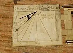 Cadran solaire.