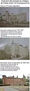 Évolution des toitures au fil des restaurations.